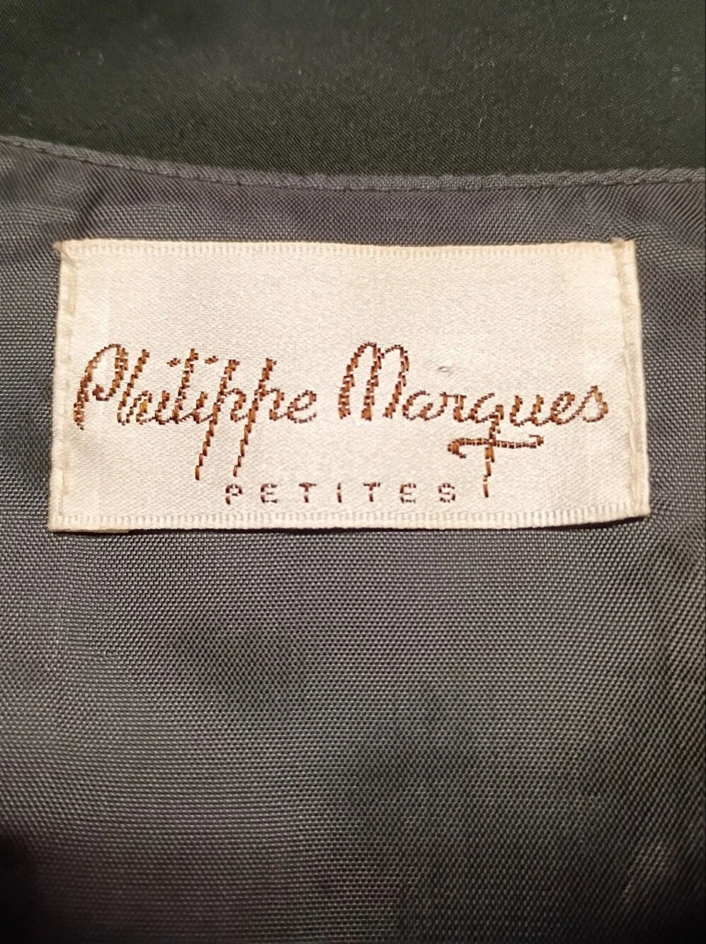 Vintage Zip-Front Women's Jacket With Gold Studs